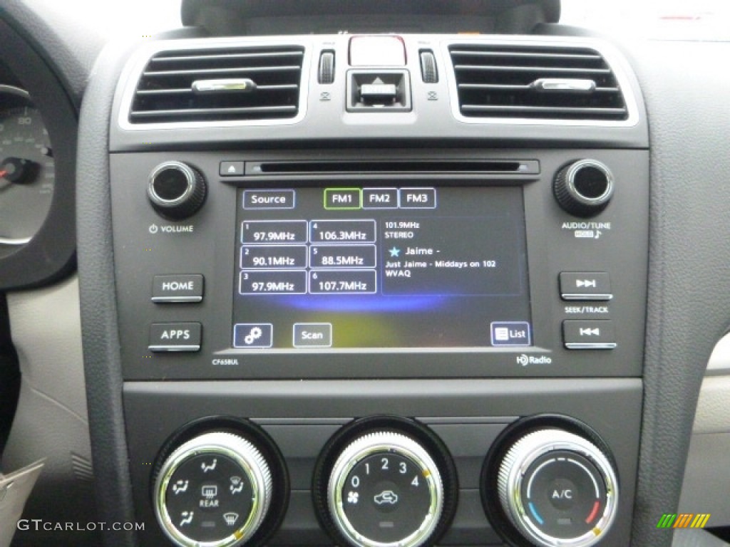 2017 Forester 2.5i - Dark Gray Metallic / Gray photo #13