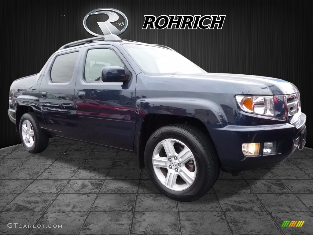 2011 Ridgeline RTL - Bali Blue Pearl / Gray photo #1