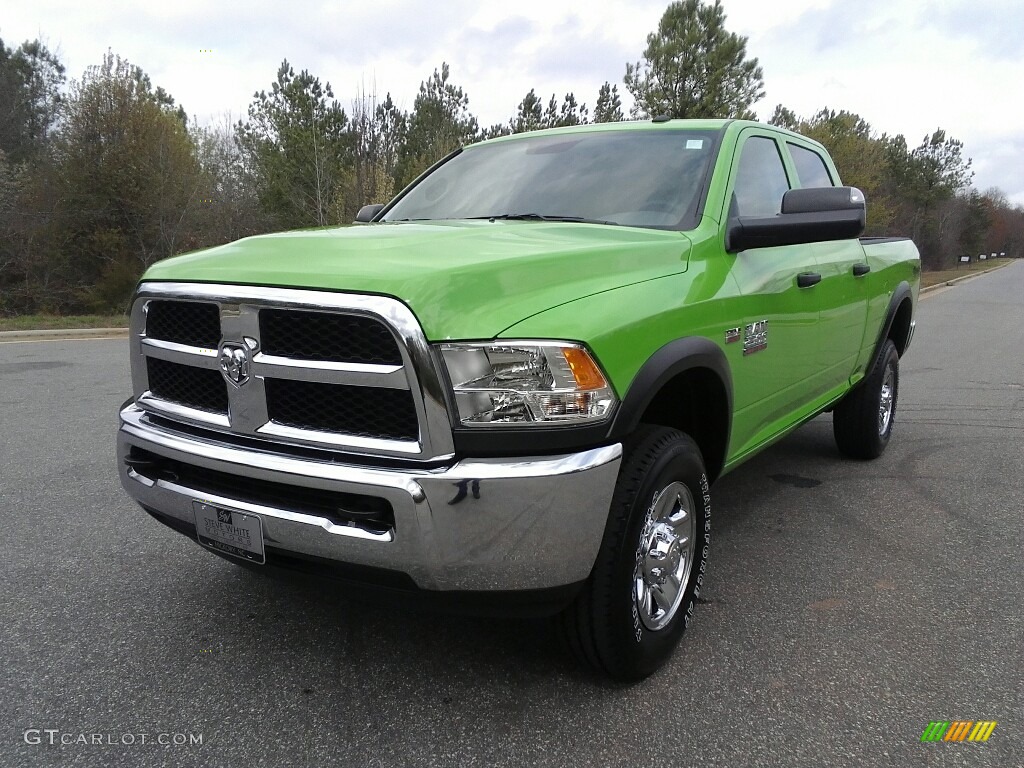 2017 2500 Tradesman Crew Cab 4x4 - Hills Green / Black/Diesel Gray photo #2