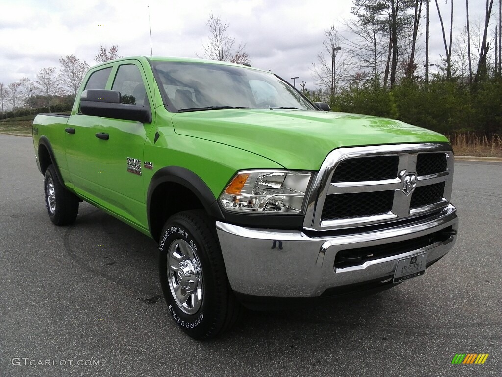 2017 2500 Tradesman Crew Cab 4x4 - Hills Green / Black/Diesel Gray photo #4