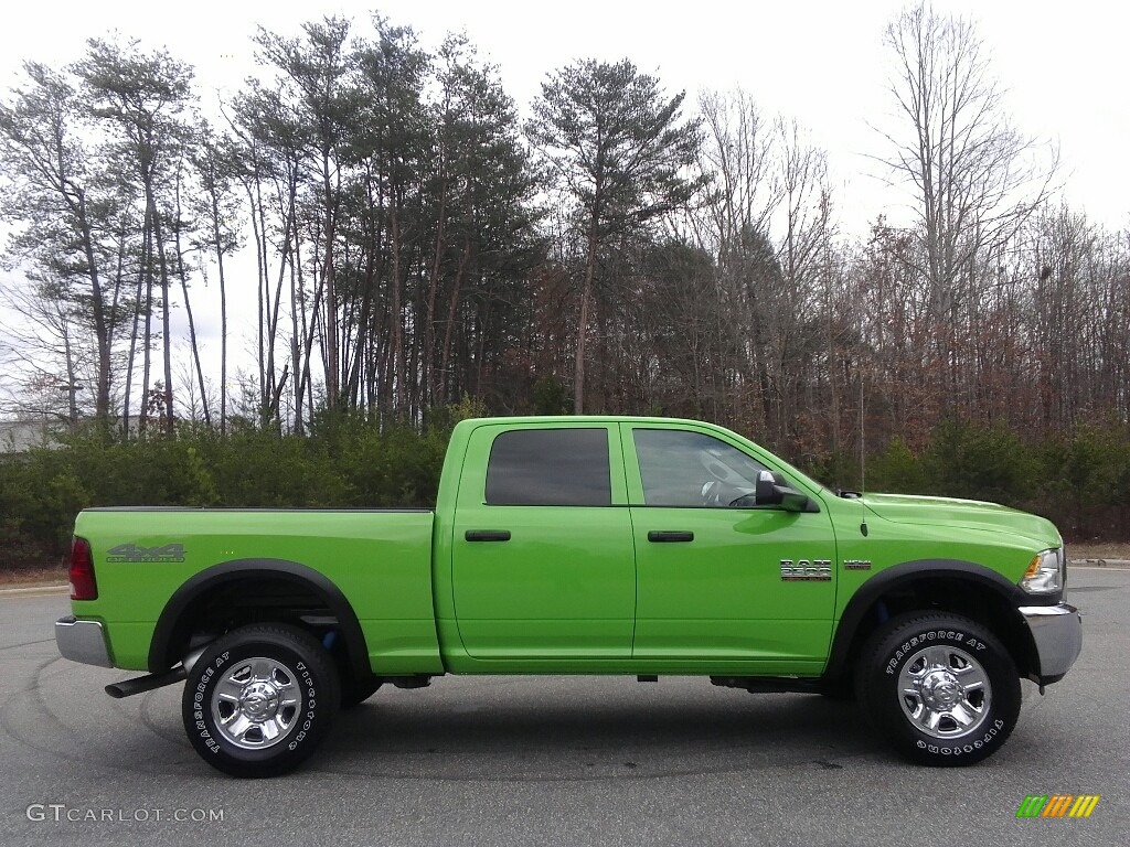 2017 2500 Tradesman Crew Cab 4x4 - Hills Green / Black/Diesel Gray photo #5