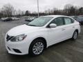 2017 Fresh Powder White Nissan Sentra S  photo #8