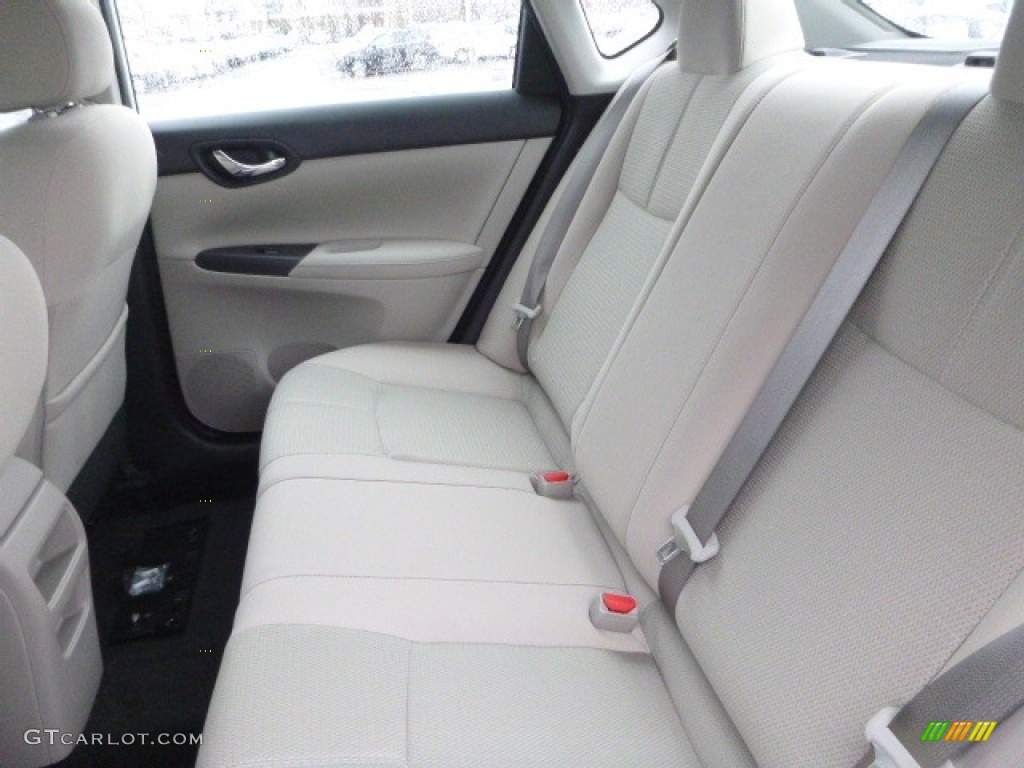 2017 Sentra S - Fresh Powder White / Marble Gray photo #12