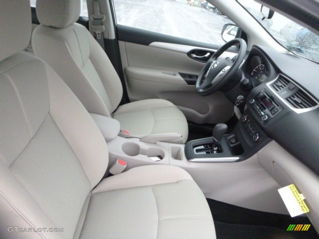 2017 Sentra S - Fresh Powder White / Marble Gray photo #13