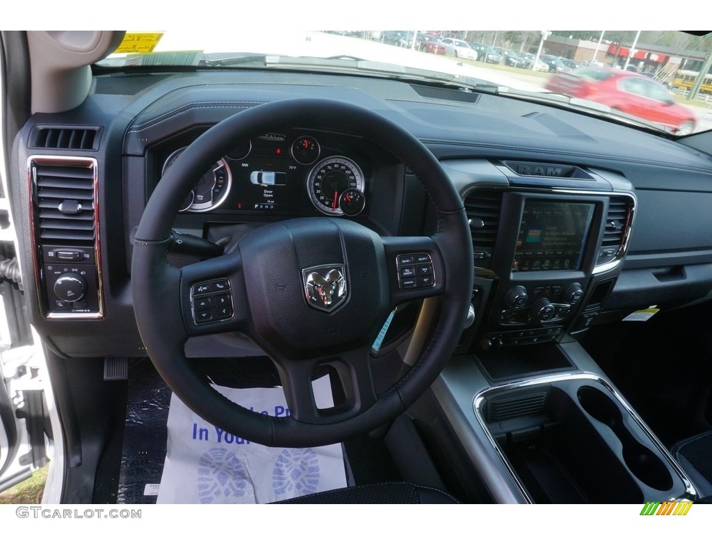 2017 1500 Sport Quad Cab - Bright White / Black photo #8