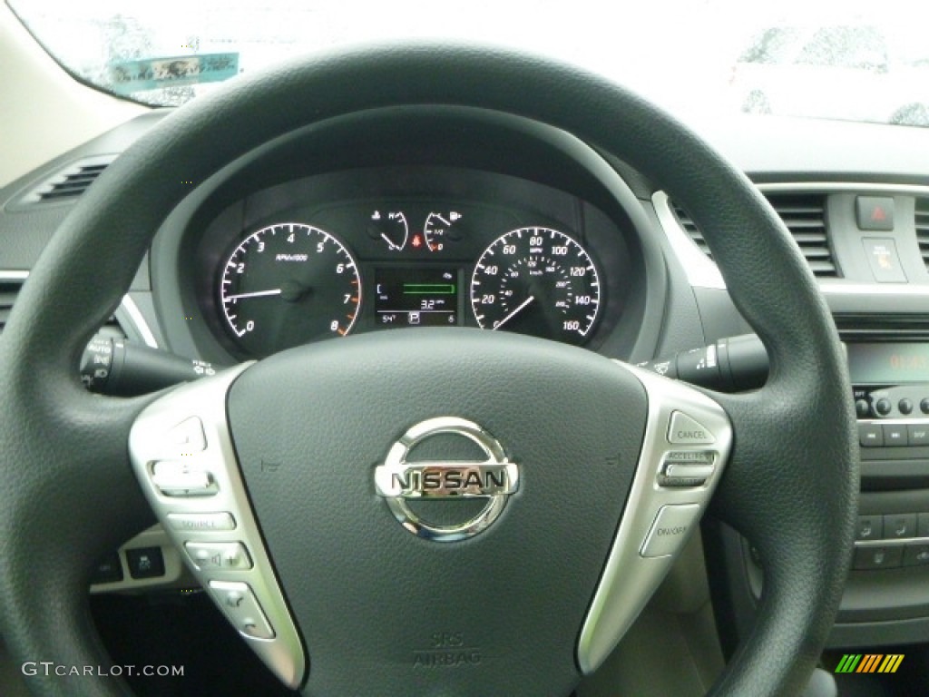 2017 Sentra S - Fresh Powder White / Marble Gray photo #18