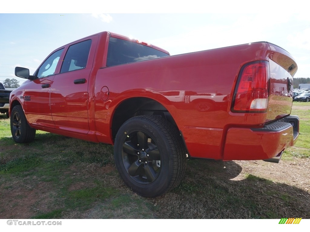 2017 1500 Express Crew Cab - Flame Red / Black/Diesel Gray photo #2