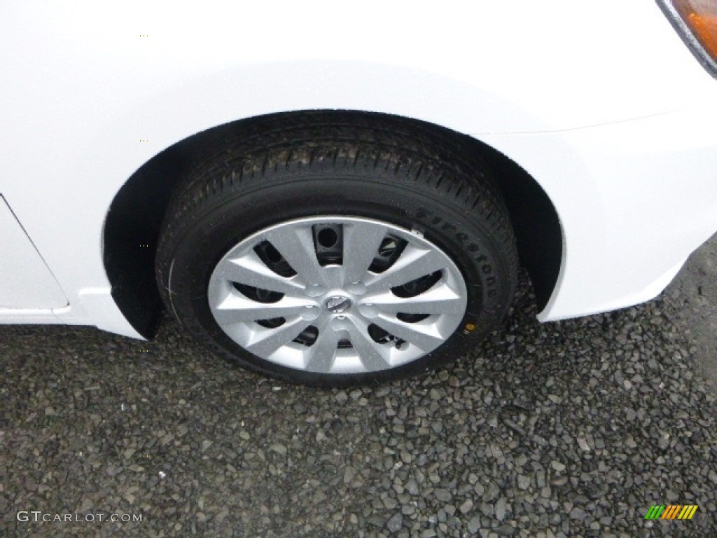 2017 Sentra S - Fresh Powder White / Charcoal photo #2