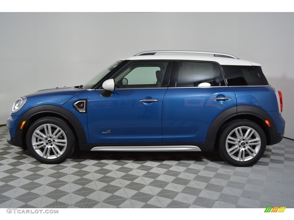 Island Blue Metallic 2017 Mini Countryman Cooper S ALL4 Exterior Photo #119127059