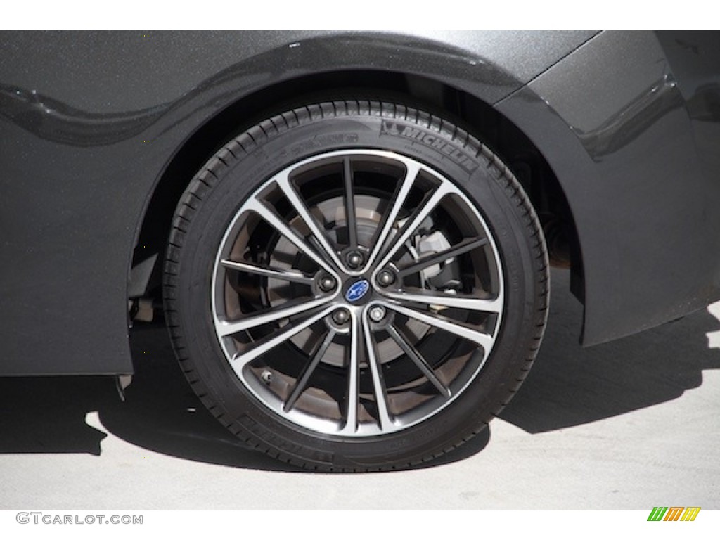 2016 BRZ Premium - Dark Gray Metallic / Black photo #22