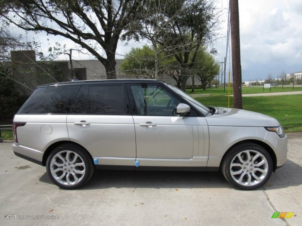 2017 Range Rover Supercharged - Aruba Metallic / Espresso/Almond photo #6