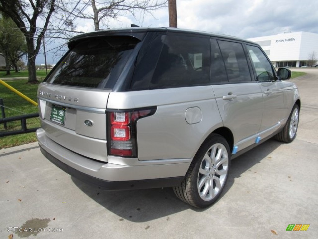 2017 Range Rover Supercharged - Aruba Metallic / Espresso/Almond photo #7