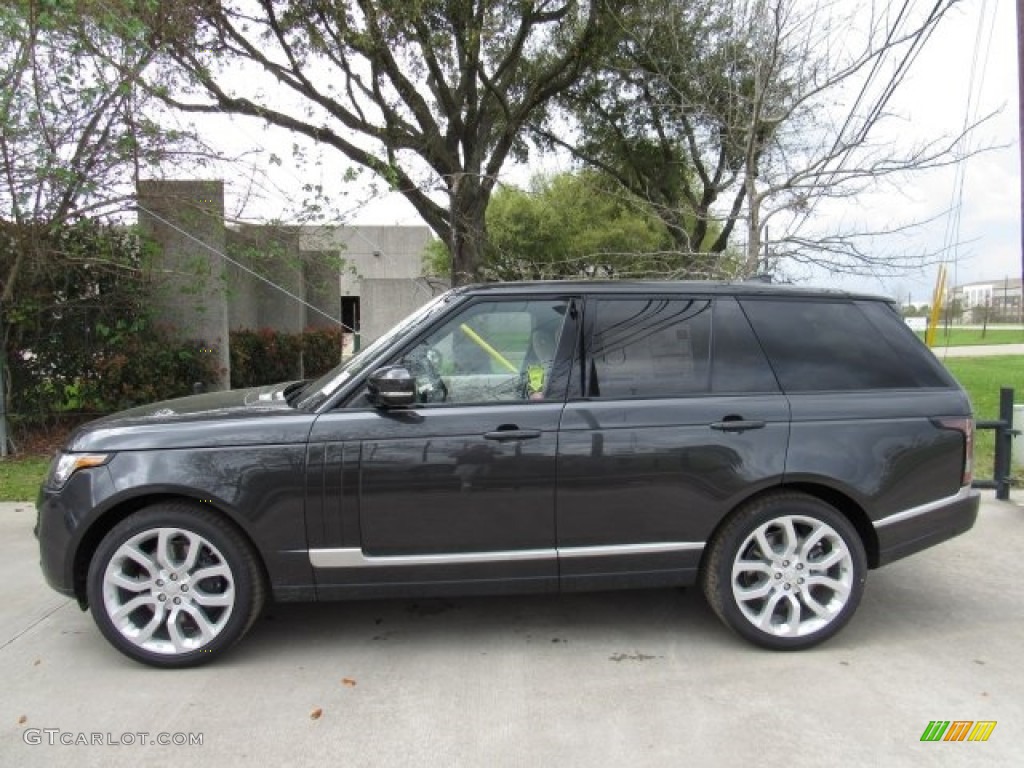 Carpathian Grey Metallic 2017 Land Rover Range Rover Supercharged Exterior Photo #119134061