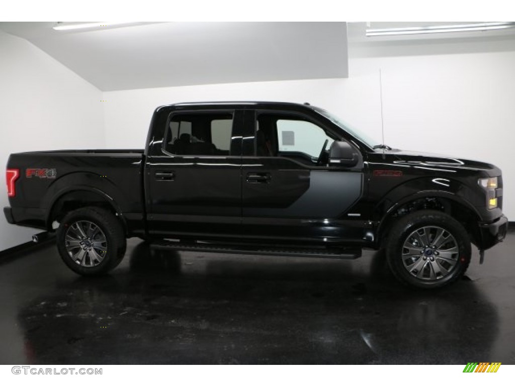 2017 F150 XLT SuperCrew 4x4 - Shadow Black / Black Special Edition Package photo #1