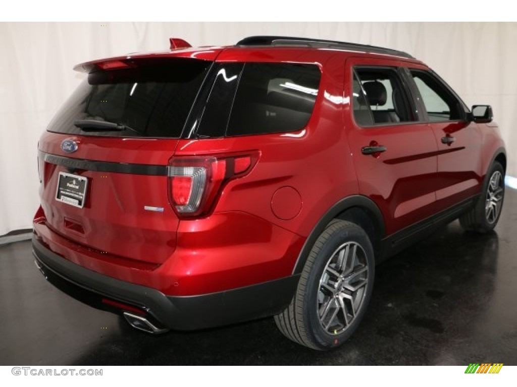 2017 Explorer Sport 4WD - Ruby Red / Ebony Black photo #10