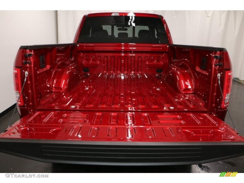 2017 F150 XLT SuperCab 4x4 - Ruby Red / Earth Gray photo #9