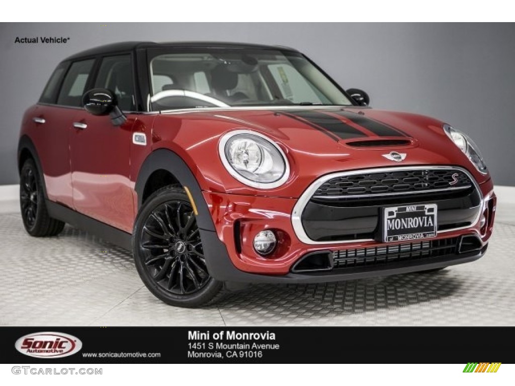 2017 Clubman Cooper S - Blazing Red Metallic / Carbon Black photo #1