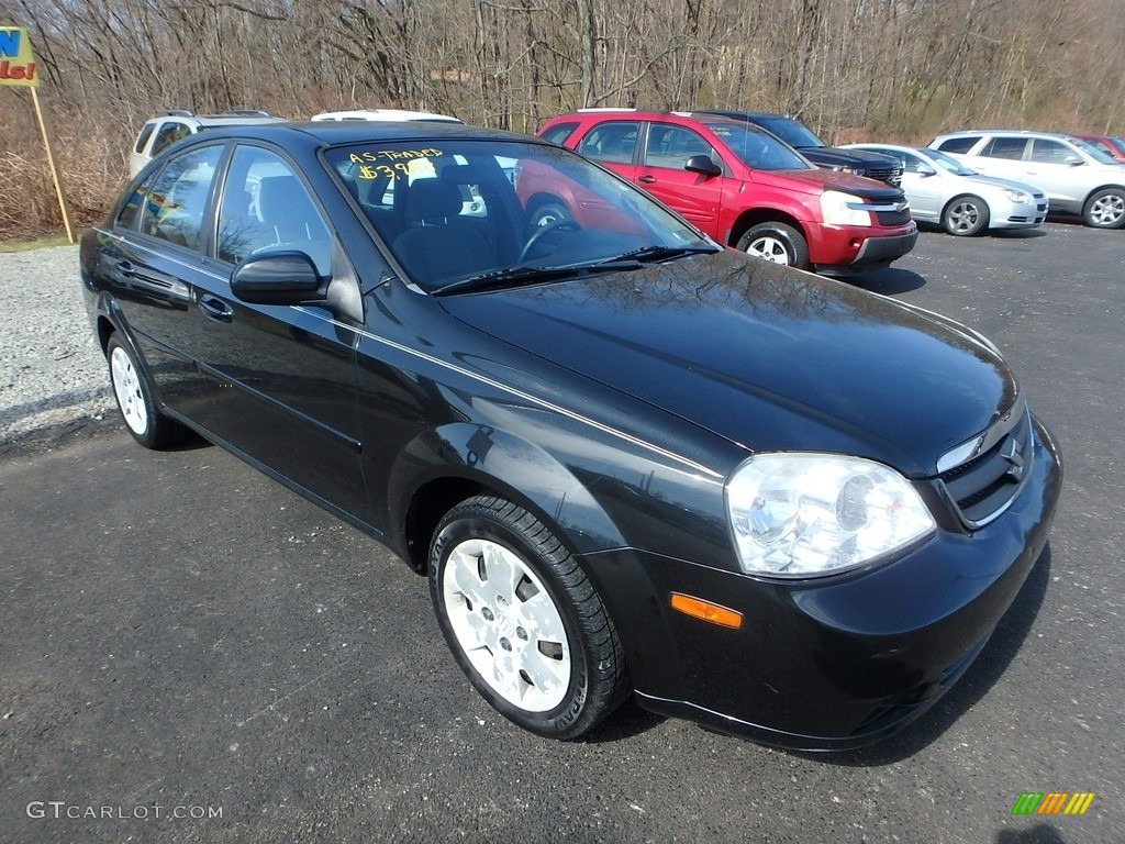 2008 Forenza  - Fantasy Black Metallic / Grey photo #5
