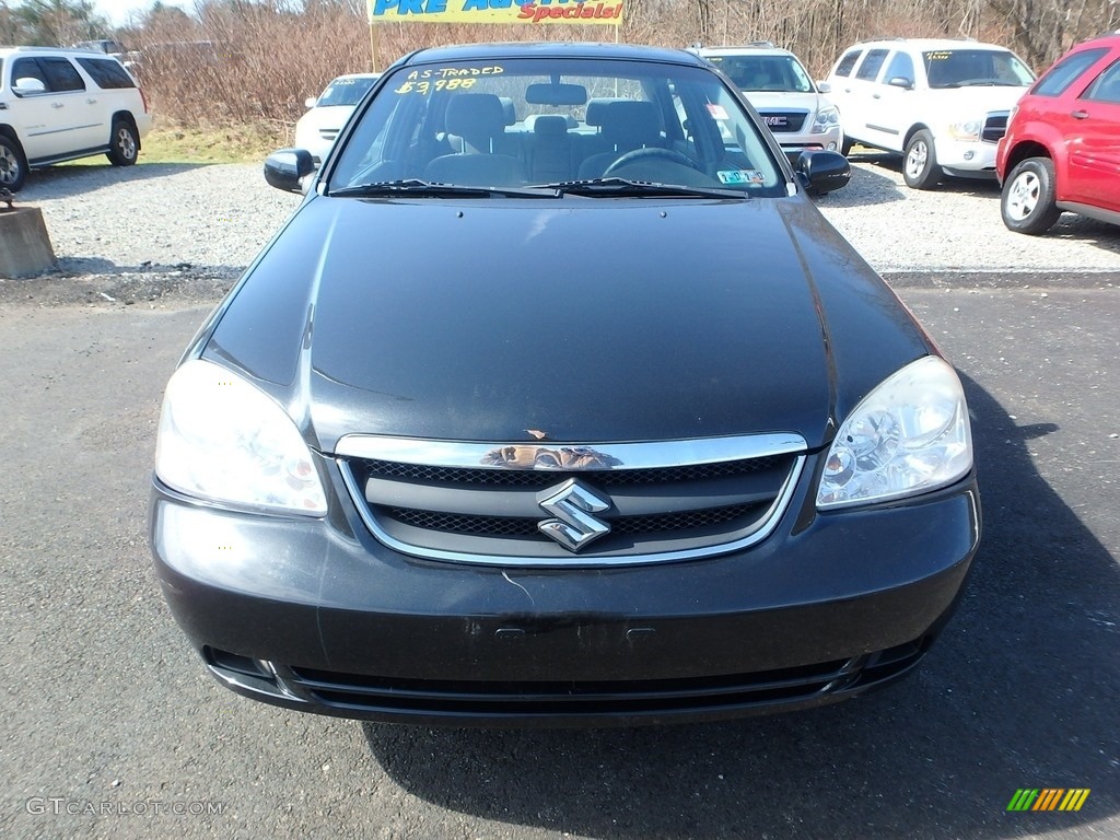 2008 Forenza  - Fantasy Black Metallic / Grey photo #6