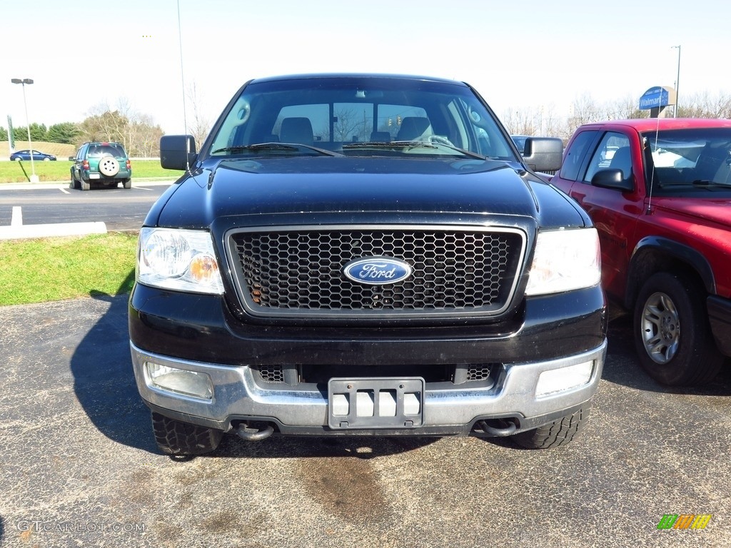 2004 F150 XLT SuperCab 4x4 - Black / Medium Graphite photo #2
