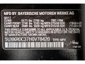 475: Black Sapphire Metallic 2017 BMW X5 xDrive35i Color Code