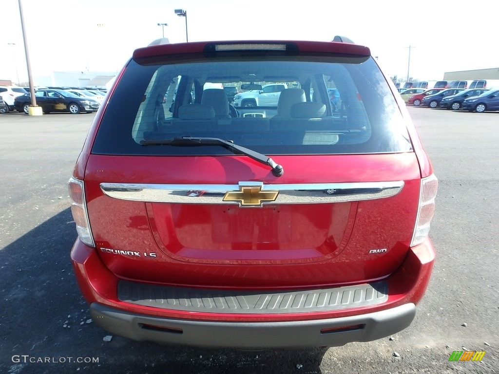 2006 Equinox LS AWD - Salsa Red Metallic / Light Gray photo #3