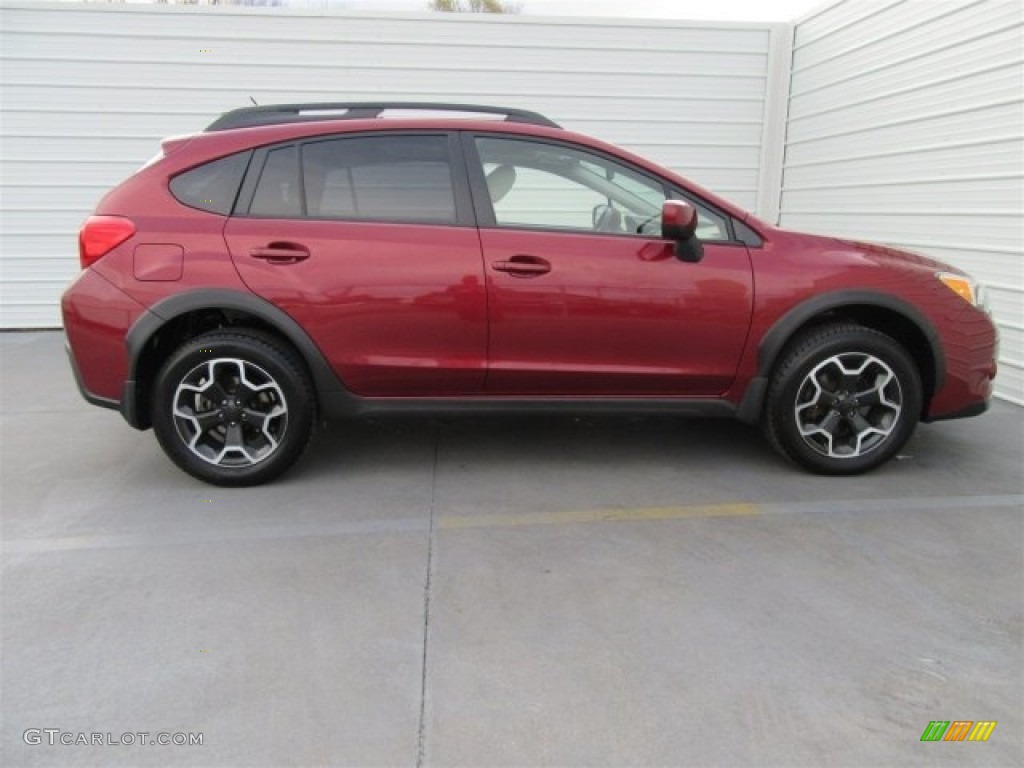 2014 XV Crosstrek 2.0i Premium - Venetian Red Pearl / Ivory photo #4