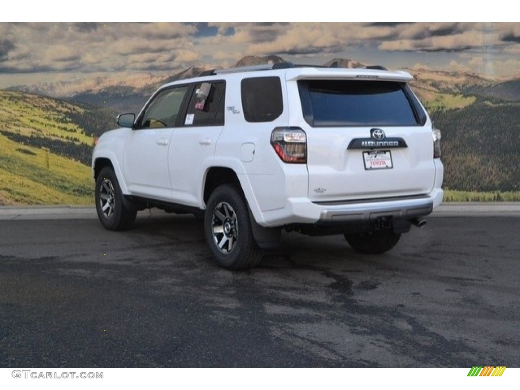 2017 4Runner TRD Off-Road Premium 4x4 - Super White / Black photo #3