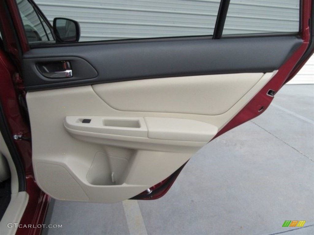2014 XV Crosstrek 2.0i Premium - Venetian Red Pearl / Ivory photo #31