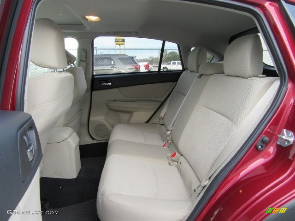 2014 XV Crosstrek 2.0i Premium - Venetian Red Pearl / Ivory photo #35