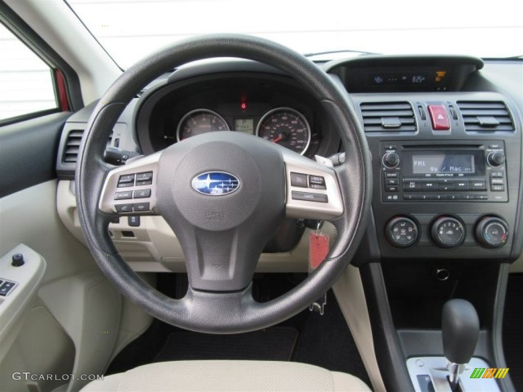 2014 XV Crosstrek 2.0i Premium - Venetian Red Pearl / Ivory photo #38