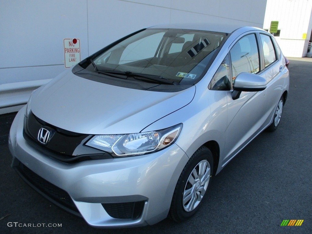 Alabaster Silver Metallic 2015 Honda Fit LX Exterior Photo #119141627