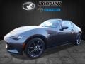 2017 Machine Gray Metallic Mazda MX-5 Miata RF Grand Touring  photo #4