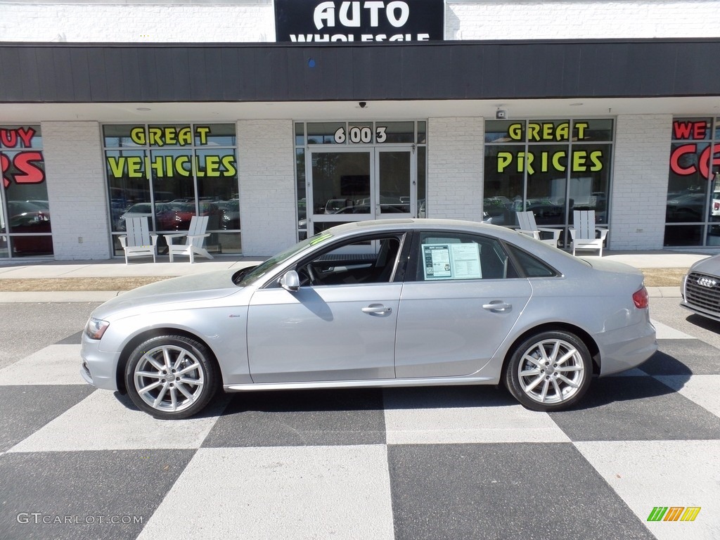 2016 A4 2.0T Premium - Florett Silver Metallic / Black photo #1