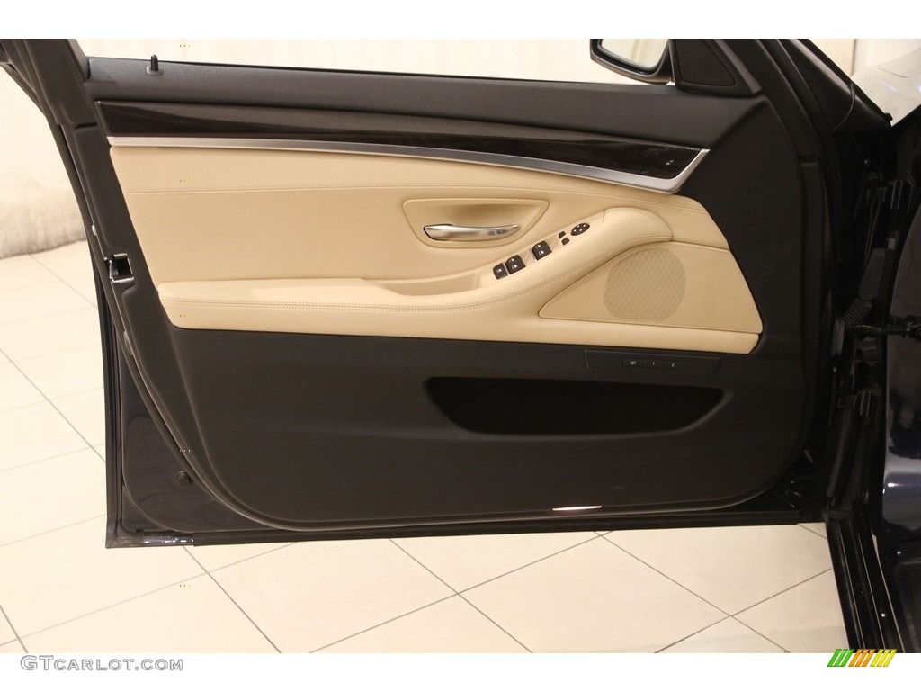 2016 5 Series 535i xDrive Sedan - Imperial Blue Metallic / Venetian Beige/Black photo #4