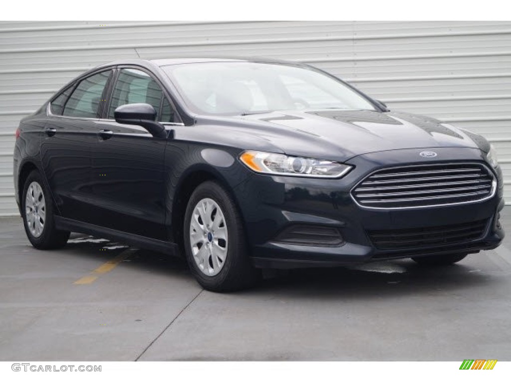 2014 Fusion S - Dark Side / Earth Gray photo #2