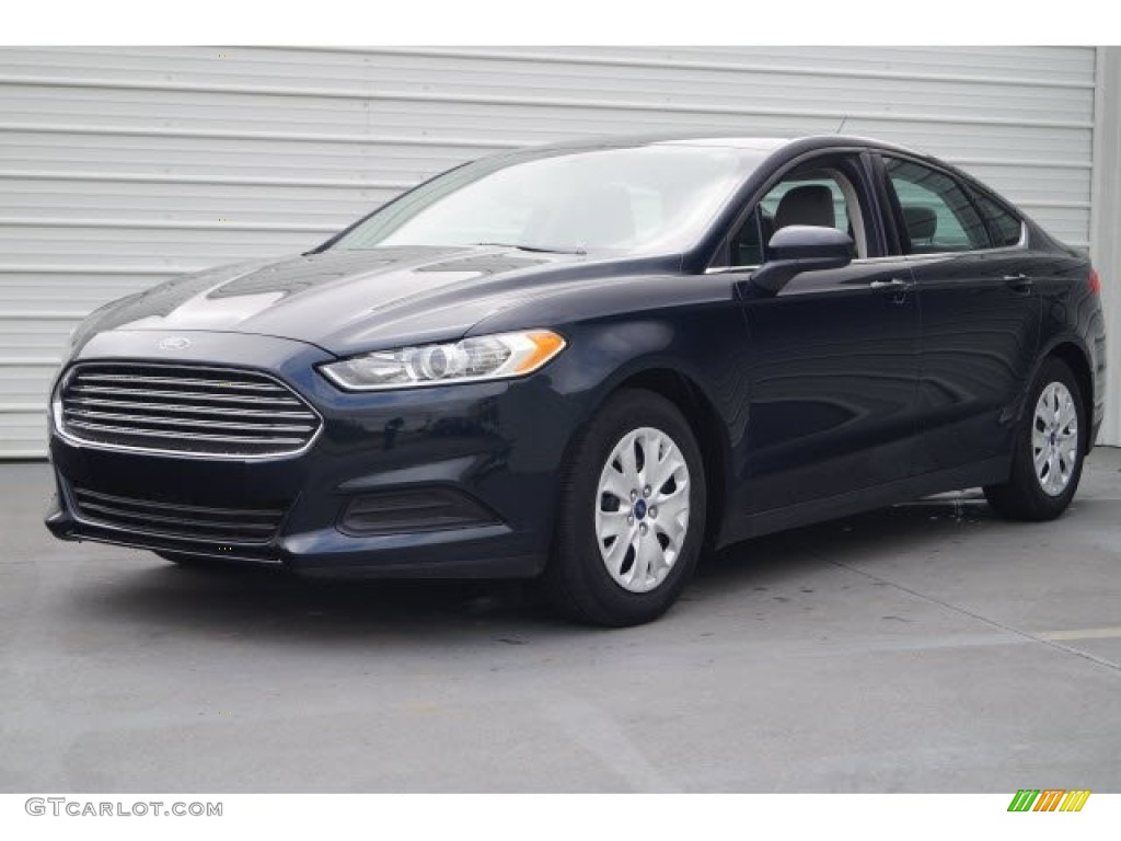 2014 Fusion S - Dark Side / Earth Gray photo #4