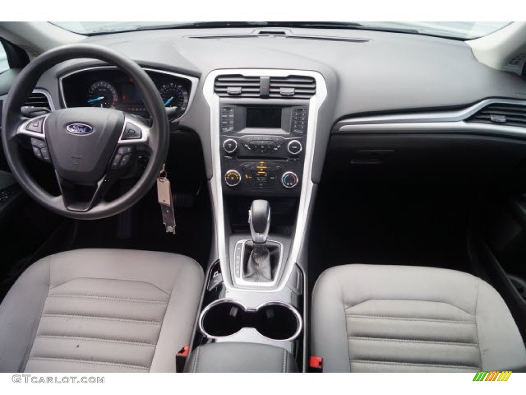 2014 Fusion S - Dark Side / Earth Gray photo #10