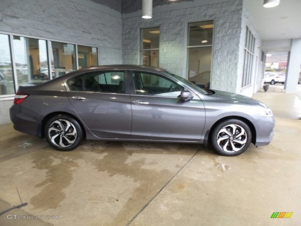 2017 Accord EX-L Sedan - Modern Steel Metallic / Black photo #2