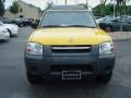 2001 Solar Yellow Nissan Frontier XE V6 Crew Cab 4x4  photo #6