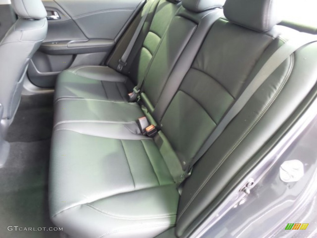2017 Accord EX-L Sedan - Modern Steel Metallic / Black photo #11