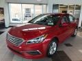 2017 Scarlet Red Hyundai Sonata SE  photo #1