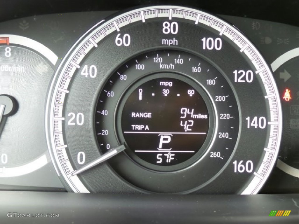 2017 Accord EX-L Sedan - Modern Steel Metallic / Black photo #19