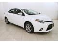 2014 Super White Toyota Corolla LE  photo #1
