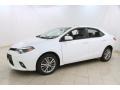 2014 Super White Toyota Corolla LE  photo #3