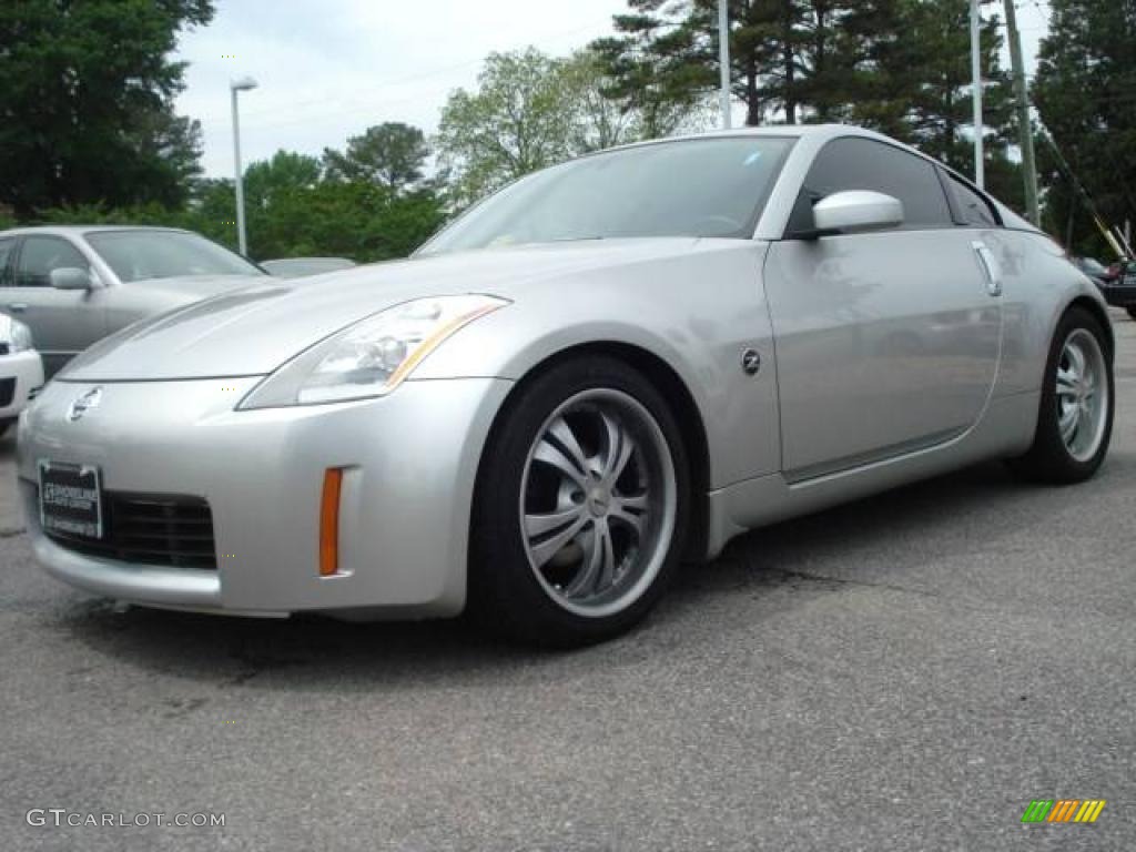 2003 350Z Touring Coupe - Chrome Silver / Frost photo #1