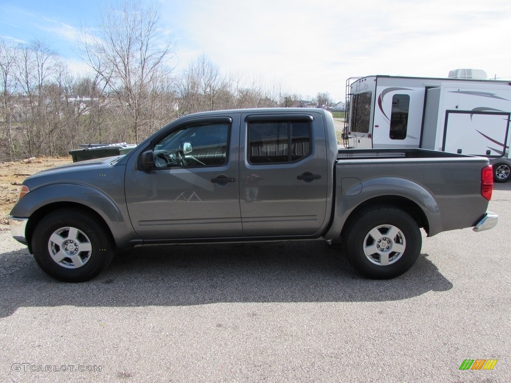 2005 Frontier SE Crew Cab - Storm Gray Metallic / Steel photo #1