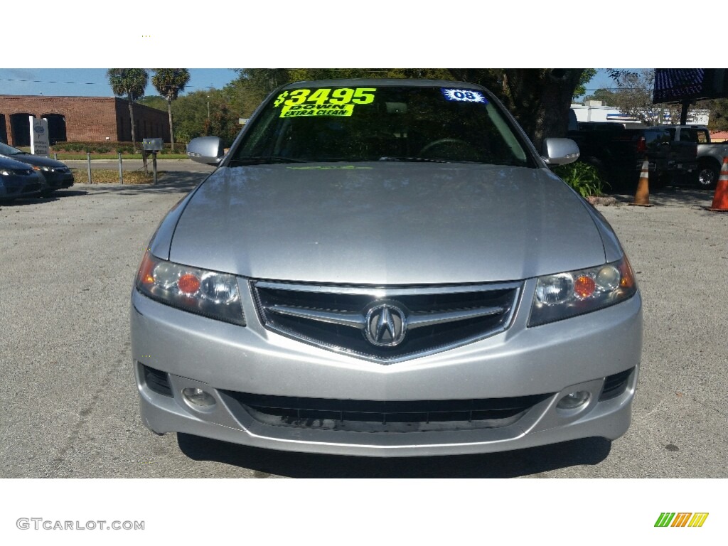 2008 TSX Sedan - Alabaster Silver Metallic / Ebony photo #8