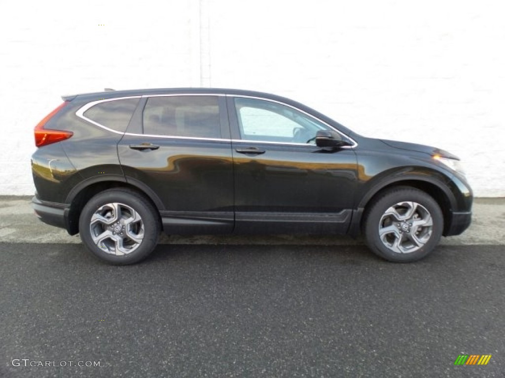 2017 CR-V EX-L AWD - Dark Olive Metallic / Black photo #2