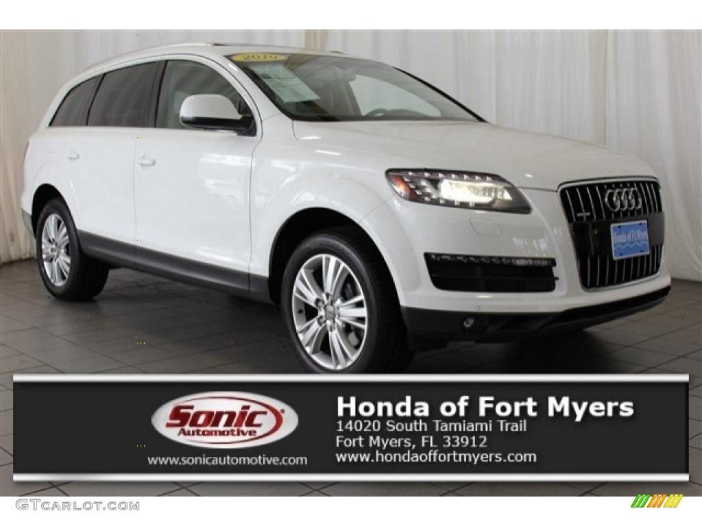 2010 Q7 3.6 Premium Plus quattro - Ibis White / Cardamom Beige photo #1